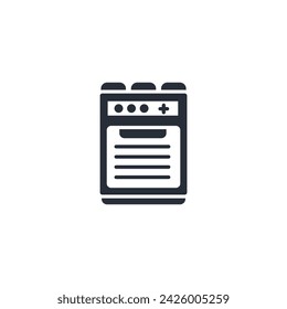 oven icon. vector.Editable stroke.linear style sign for use web design,logo.Symbol illustration.