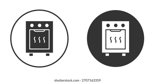 Oven icon for website design, logo for web and apps.