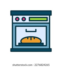 icono de horno para tu sitio web, móvil, presentación y diseño de logotipo.
