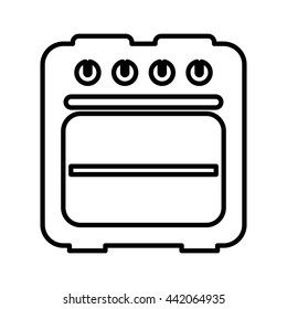 oven isolated icon design