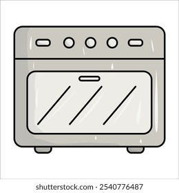 An oven is a kitchen appliance that functions to bake, heat and dry food