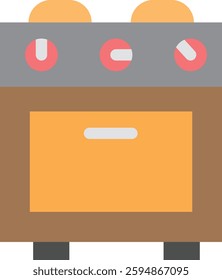 An oven is a kitchen appliance that uses heat for baking, roasting, and cooking food. It operates with electricity, gas, or wood, offering temperature control for precise cooking and baking.

