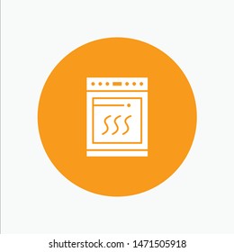Oven, Kitchen, Microwave, Cooking white glyph icon
