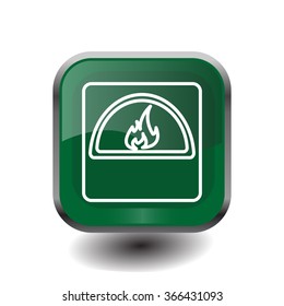 oven line icon