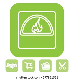 oven line icon