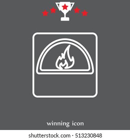 oven line icon