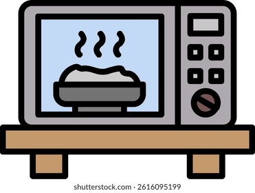 Oven Line Vector Icon Design