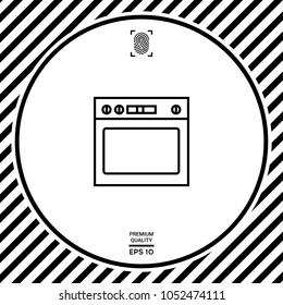 Oven linear icon