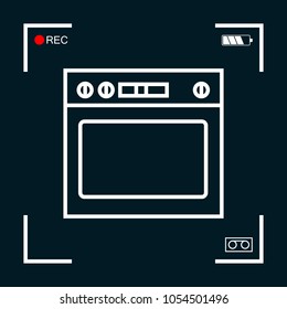 Oven linear icon