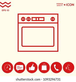 Oven linear icon