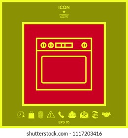 Oven linear icon