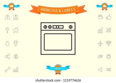 Oven linear icon