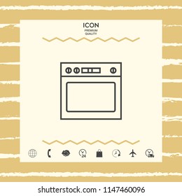 Oven linear icon