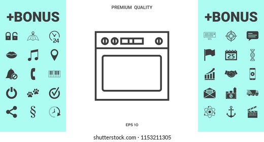 Oven linear icon