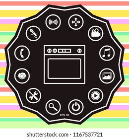 Oven linear icon