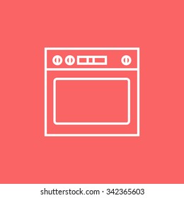 Oven linear icon.