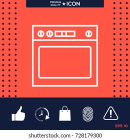 Oven linear icon