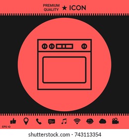 Oven linear icon