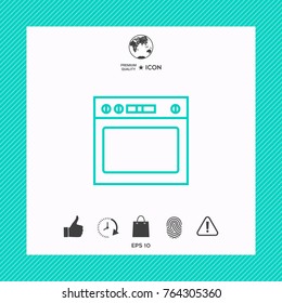 Oven linear icon