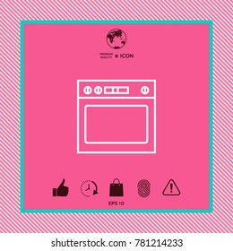 Oven linear icon