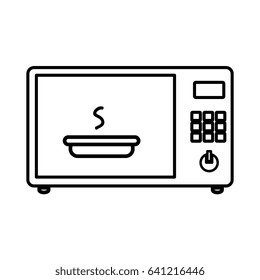 oven microwave isolated icon