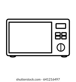 oven microwave isolated icon