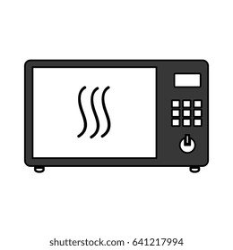 oven microwave isolated icon