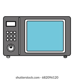 oven microwave isolated icon