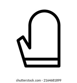 oven mitt icon or logo isolated sign symbol vector illustration - high quality black style vector icons

