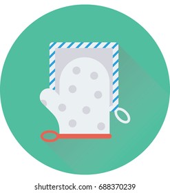 
Oven Mitt Vector Icon
