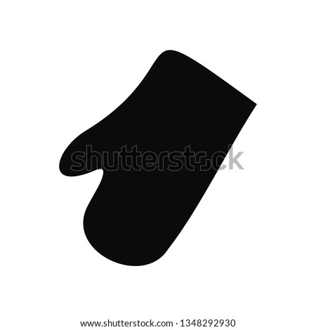 Oven mitts icon