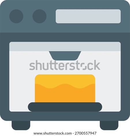 Oven mitts vector design in modern style, baking safety and kitchen accessory concept, cooking glove illustration. Flat Icon