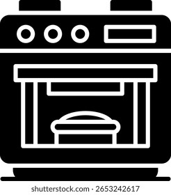 Vetor de design de ícone criativo novo forno