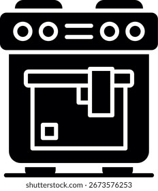 Ofen neue kreative Icon Design Vektor