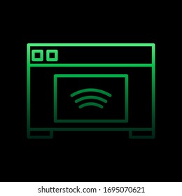 Oven nolan icon. Simple thin line, outline vector of internet things icons for ui and ux, website or mobile application