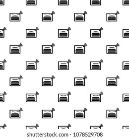 Oven pattern vector seamless repeating for any web design