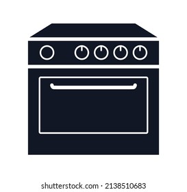 Oven and stove vector icon
