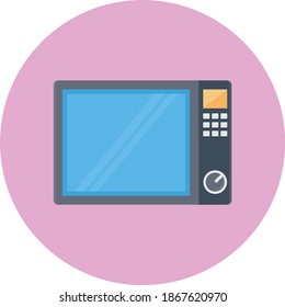 oven vector flat color icon