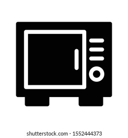 oven vector glyph flat icon