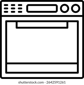 Oven vector icon. Can be used for printing, mobile and web applications.