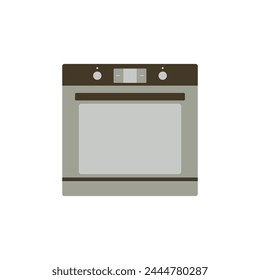 Oven vector icon. Microwave logo icon. Kitchen oven vector symbol. Electric oven vector icon. Homemade baking vector concept.