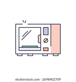 Ofen, Vektorsymbol, Stockgrafik