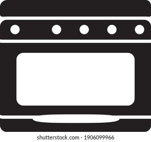 ilustración del vector de horno aislada en fondo blanco