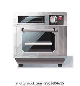 Oven vector illustration isolated on white