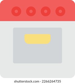 ilustración del vector de horno sobre un fondo transparente. Símbolos de calidad superior. Iconos vectoriales de color de línea para el concepto y el diseño gráfico. 

