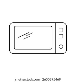 Ícone único de ilustração de vetor de forno