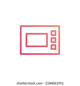 vector de horno para presentación de iconos de símbolos de sitio web