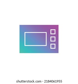 oven vector for website symbol icon presentation