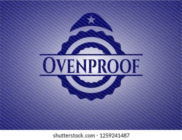 Ovenproof jean background