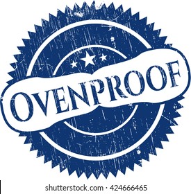 Ovenproof rubber grunge texture stamp